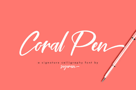 Coral Pen font